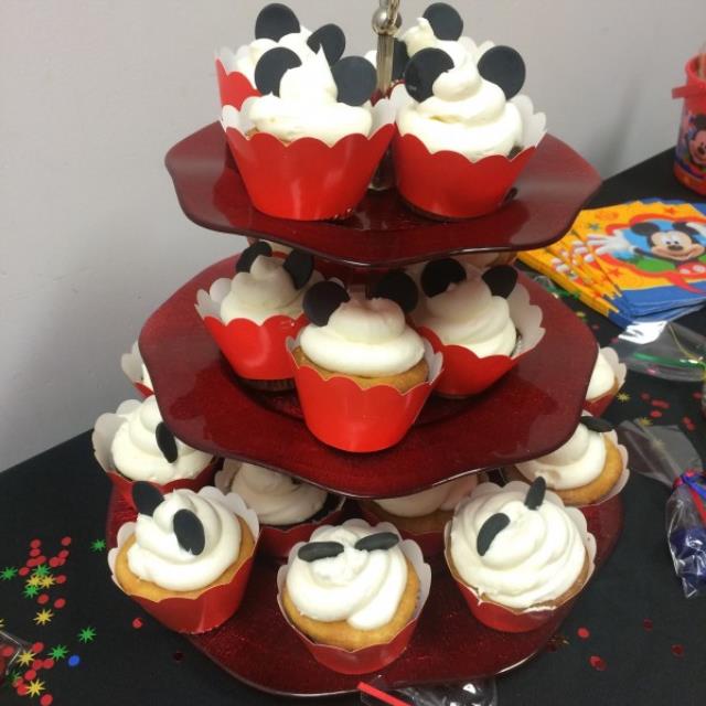 Rental store for 3 Tiered Red Serving Stand in San Francisco CA