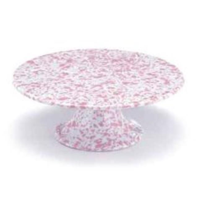 Rental store for Pink Splatter Enamel Cake Stand in San Francisco CA