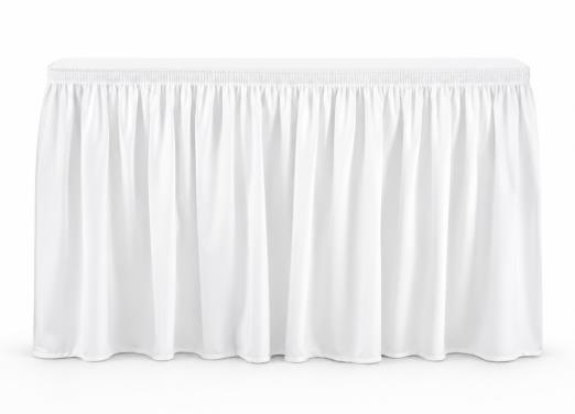Rental store for 6  Bar with White Skirting in San Francisco CA