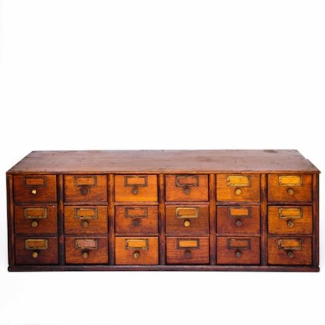 Rental store for Wooden Card Catalog in San Francisco CA