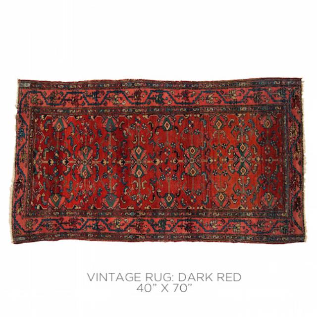 Rental store for Vintage Rug - Dark Red in San Francisco CA
